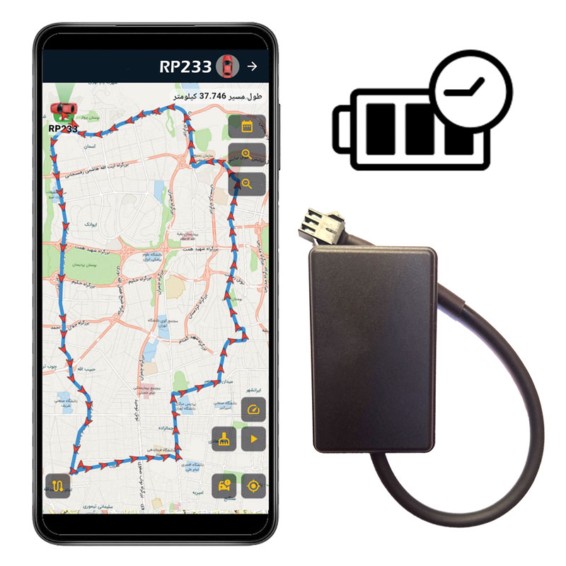 شارژ دهی باتری جی پی اس GPS